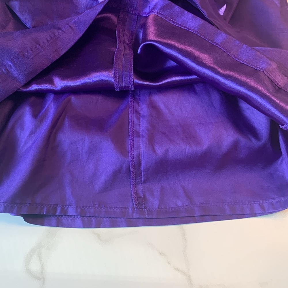 Girls party dress in vibrant purple - Picture 6 of 8